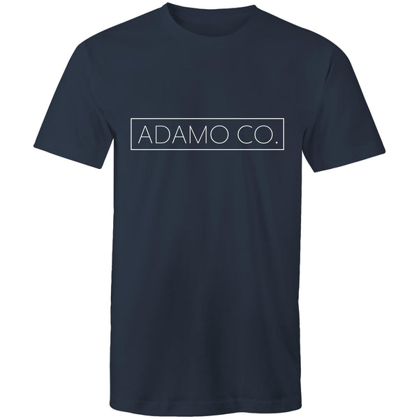 ADAMO CO. Men's White Logo Tee - ADAMO CO.